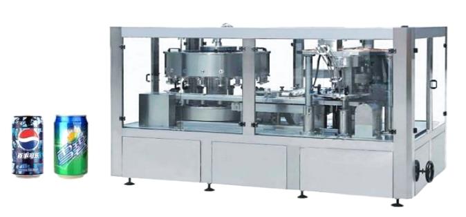 Washing-filling-capping 3-in-1 Machine for Can Drinks