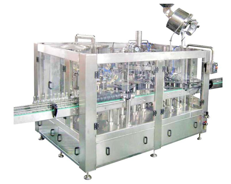 Washing-filling-capping Machine for Glass Bottle Beer